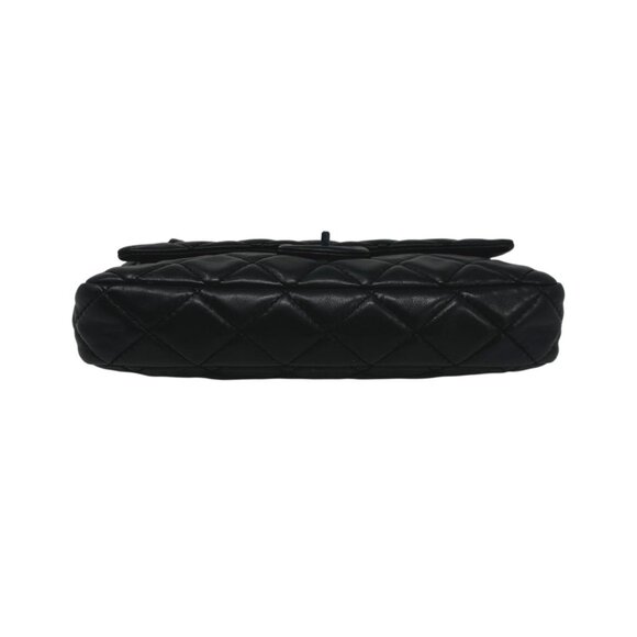 Chanel 2011 Runway Black Medium 2.55 Reissue Quilted Lambskin So Black Roll Clut - Picture 4 of 16